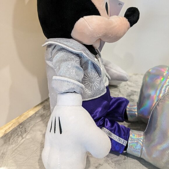 Disney 100 Years of Wonder Anniversary Mickey Mouse Stuffed Animal Plush Toy NWT - Picture 7 of 15